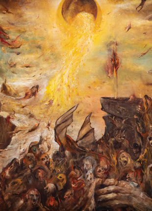 the album cover for Gutvoid - Liminal Shrines - Crimson