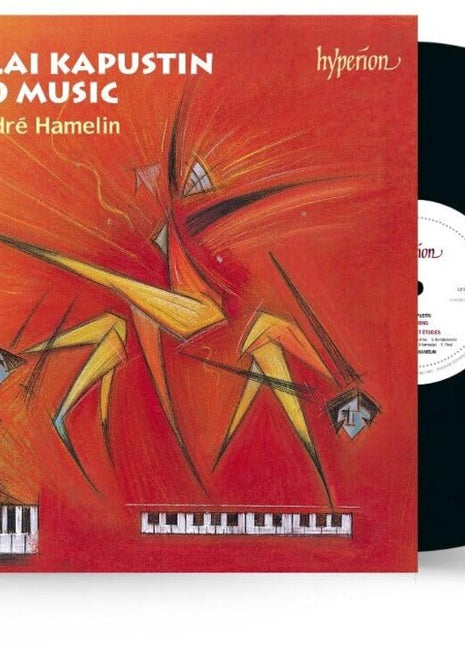 the album cover for Kapustin / Marc Hamelin -Andre - Kapustin: Piano Music (Blk) (Uk)