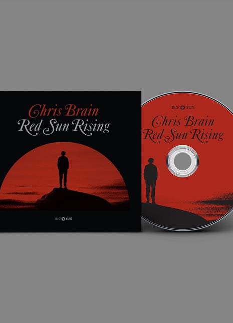 the album cover for Brain, Chris - Red Sun Rising