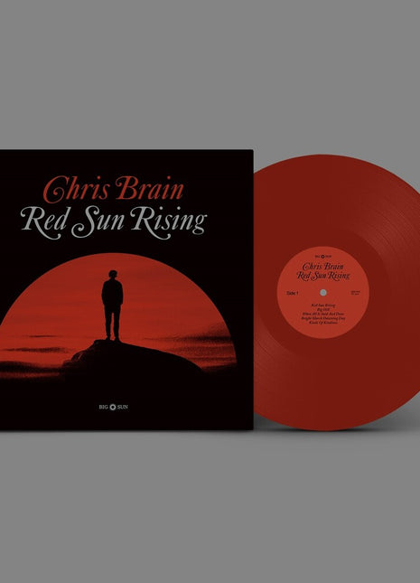 the album cover for Brain, Chris - Red Sun Rising - Gatefold Red Colored Vinyl