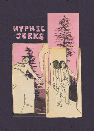 the album cover for SPIRIT OF THE BEEHIVE - Hypnic Jerks - Black & White Split (Blk) [Colored Vinyl]