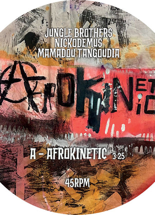 the album cover for Jungle Brothers - Afrokinetic