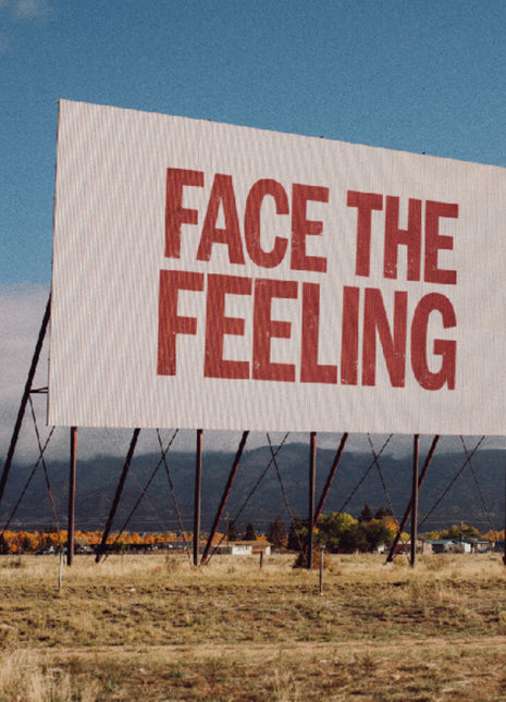 the album cover for Jobi Riccio - Face The Feeling - Black & White Splash (Blk)