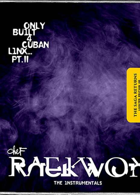 the album cover for Raekwon - Only Built 4 Cuban Linx... Pt. II - THE INSTRUMENTALS, Shaolin Noir Edition (Black 2LP)