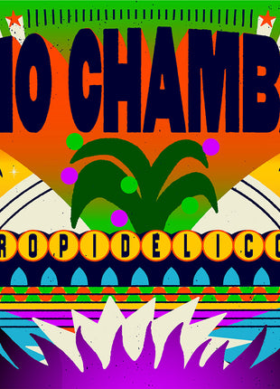 the album cover for Gio Chamba - Tropidelicos [Mango Viper Swirl]