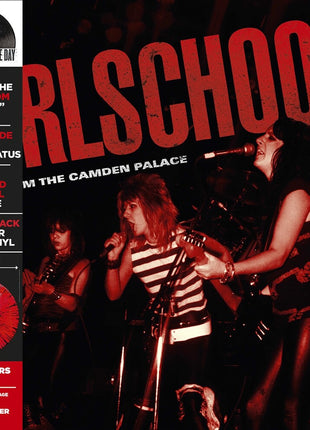 the album cover for Girlschool - Live From The Camden Palace [Red - Deluxe]