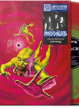 the album cover for Massacre - From Beyond [Indie Exclusive] [Colored Vinyl] (Grn) [Limited Edition] (Red) [Indie Exclusive]