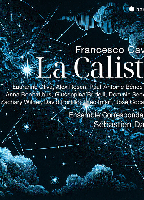 the album cover for Ensemble Correspondance / Sebastien Dauce - Cavalli: La Calisto