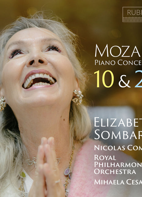 the album cover for Elizabeth Sombert  / Royal Philharmonic Orchestra - Mozart: Piano Concertos 10 & 24