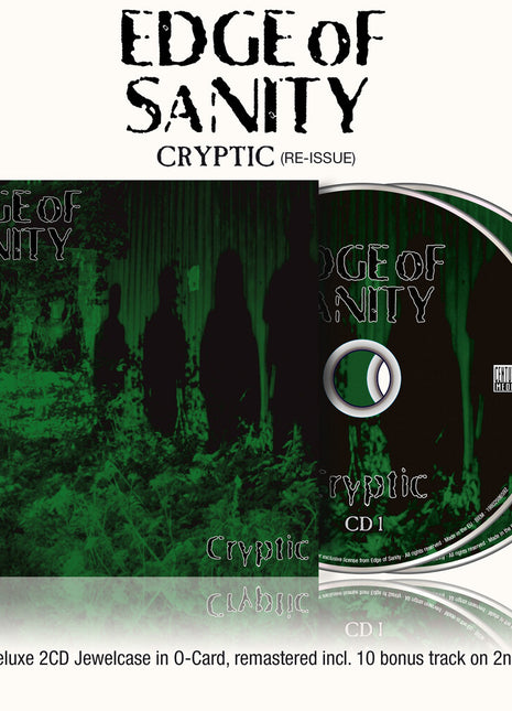 the album cover for Edge Of Sanity - Cryptic [Deluxe] [Limited Edition] [With Booklet] (Bril) (Jewl) (Ocrd)