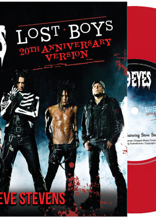 the album cover for The 69 Eyes feat. Steve Stevens - Lost Boys - 20th Anniversary Version [Red]