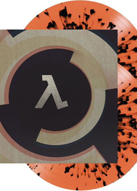 the album cover for Valve - Half-Life: Alyx - O.S.T. [Indie Exclusive Orange with Black Splatter]