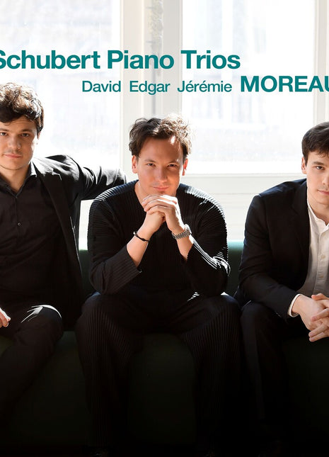 the album cover for Trio Moreau - Schubert: Piano Trios