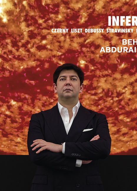the album cover for Behzod Abduraimov - Inferno
