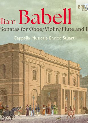 the album cover for Cappella Musicale Enrico Stuart - Babell: 24 Sons For Oboe/Violin/Flute & B.C.