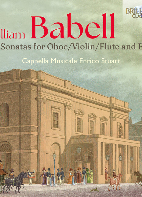 the album cover for Cappella Musicale Enrico Stuart - Babell: 24 Sons For Oboe/Violin/Flute & B.C.