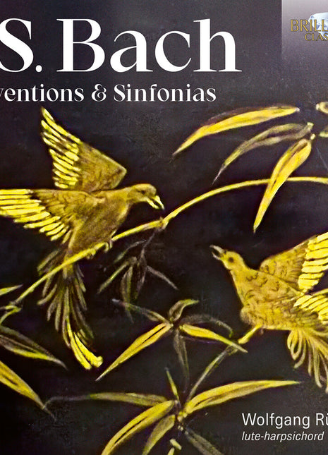 the album cover for Wolfgang Rubsam - J.S. Bach: Inventions & Sinfonias