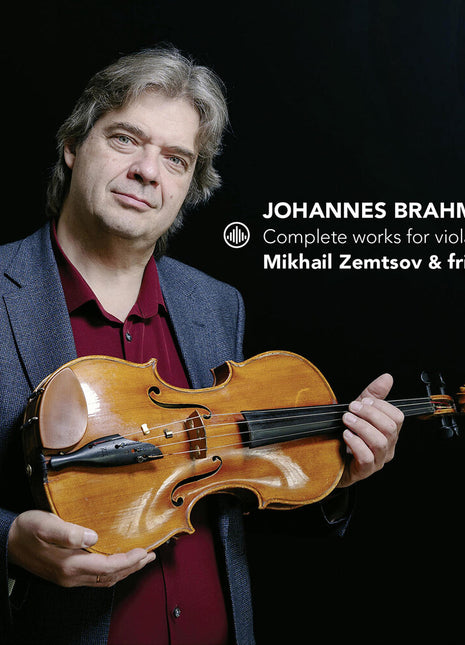 the album cover for Mikhail Zemtsov - Complete Works For Viola Vol. 2
