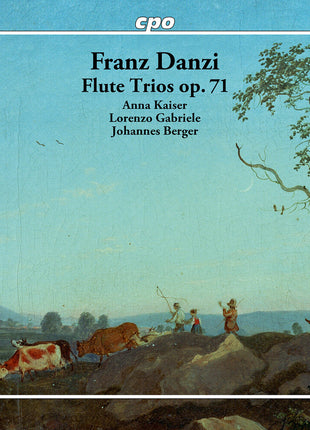 the album cover for Anna Kaiser - Flute Trios Op. 71