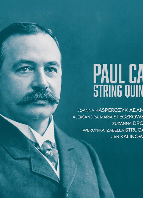 the album cover for Kasperczyk-Joanna Adamek - Paul Caro: Str Quintets