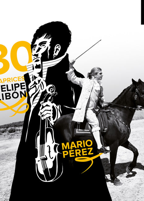 the album cover for Mario Perez - Felipe Libon: 30 Caprices