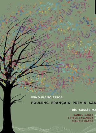 the album cover for Trio Ausias - Wind Pno Trios