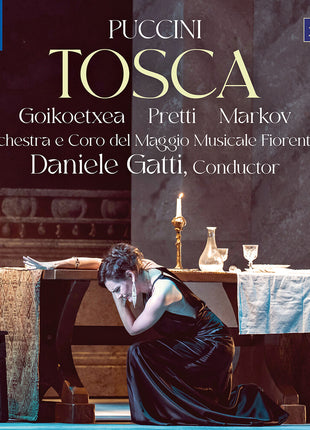 the album cover for Vanessa Goikoetxea - Puccini: Tosca