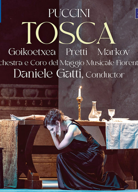 the album cover for Vanessa Goikoetxea - Puccini: Tosca