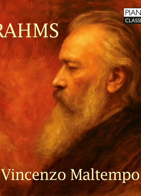 the album cover for Vincenzo Maltempo - Brahms