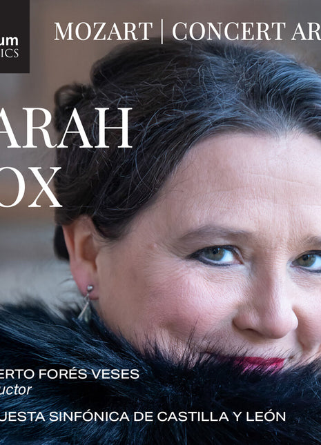 the album cover for Sarah Fox - Sarah Fox - Mozart Concert Arias