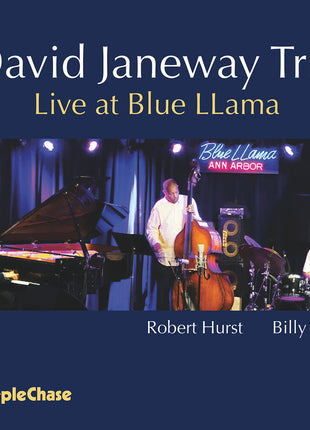 the album cover for David Janeway - Live At Blue Llama
