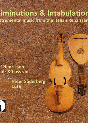 the album cover for Leif Henrikson - Diminutions & Intabulations