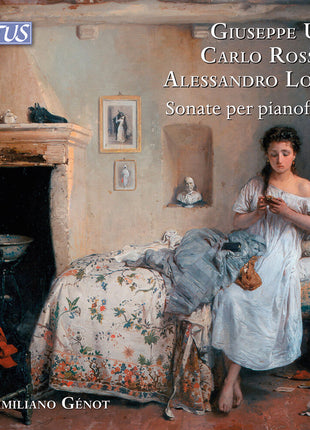 the album cover for Massimiliano Genot - Unia Rossaro & Longo: Pno Sonatas