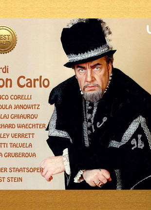 the album cover for FRANCO CORELLI - Verdi: Don Carlo