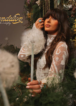 the album cover for Ella Langley - Dandelion [Puffball White]