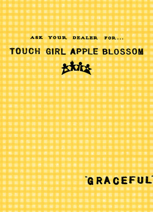 the album cover for Touch Girl Apple Blossom - Graceful