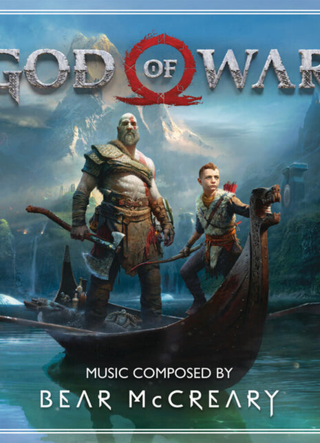 the album cover for Bear Mccreary  (Colv) (Ltd) (Ogv) (Trq) - God Of War - O.S.T. [Colored Vinyl] [Limited Edition] [180 Gram] (Trq)