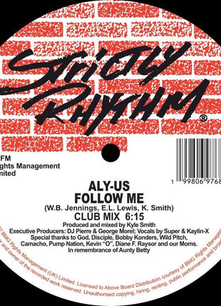 the album cover for Aly-Us - Follow Me
