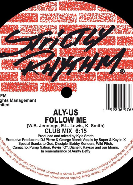 the album cover for Aly-Us - Follow Me
