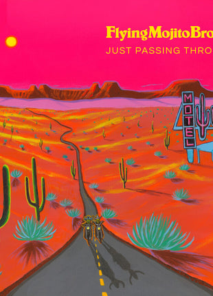 the album cover for Flying Mojito Bros - Just Passing Through