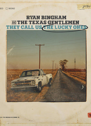 the album cover for Ryan Bingham - They Call Us The Lucky Ones