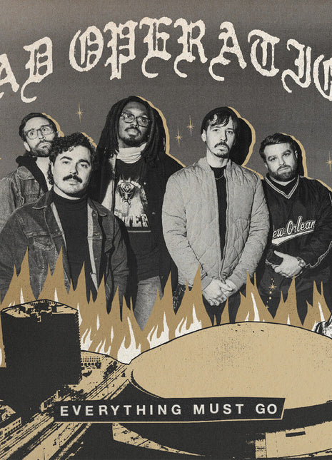 the album cover for Bad Operation - Everything Must Go - Gold [Colored Vinyl] (Gol) [Download Included]