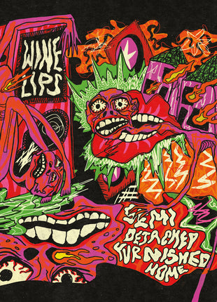 the album cover for Wine Lips - Semi-Detached Furnished Home [Colored Vinyl] [Limited Edition] (Purp)
