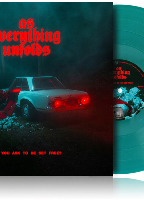 the album cover for As Everything Unfolds - Did You Ask To Be Set Free [Clear Vinyl] (Grn) (Ofgv)
