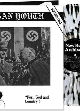 the album cover for Reagan Youth - Volume Two [Black / White Splatter]