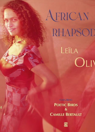 the album cover for Leila Olivesi - African Rhapsody (Uk)