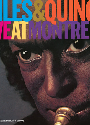 the album cover for Miles Davis  / Jones,Quincy - Live At Montreux (Rhino Reserve)