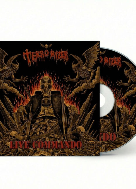 the album cover for Terrorizer - Live Commando