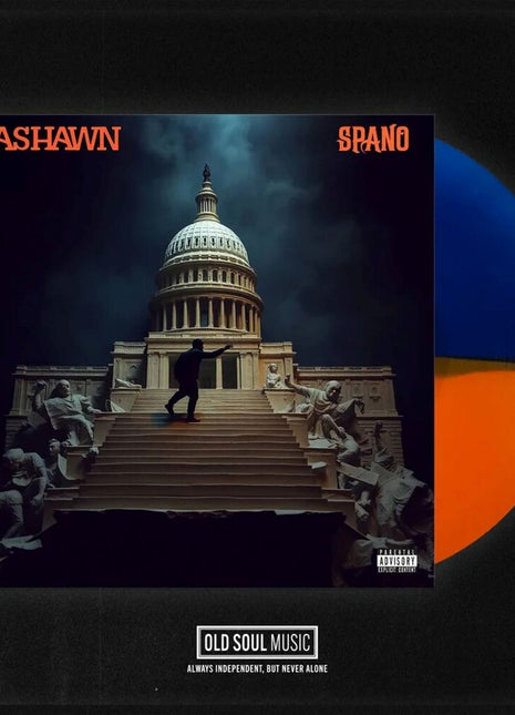 the album cover for Fashawn / Marc Spano - Capital (Blue) [Colored Vinyl] [180 Gram] (Org)