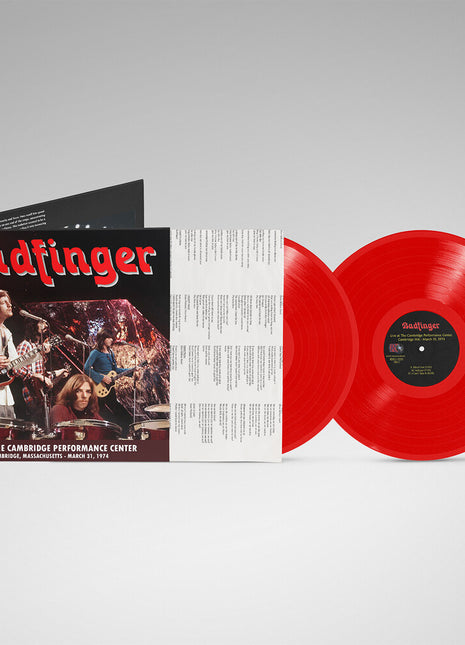 the album cover for Badfinger - Live At The Performance Center - Cambridge [Colored Vinyl]